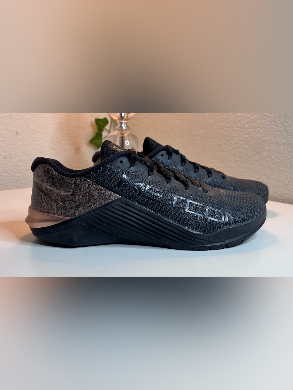 Nike Metcon 5X "Medal Strong" Black:Rose Gold Training Shoes Women's Sz 6.5